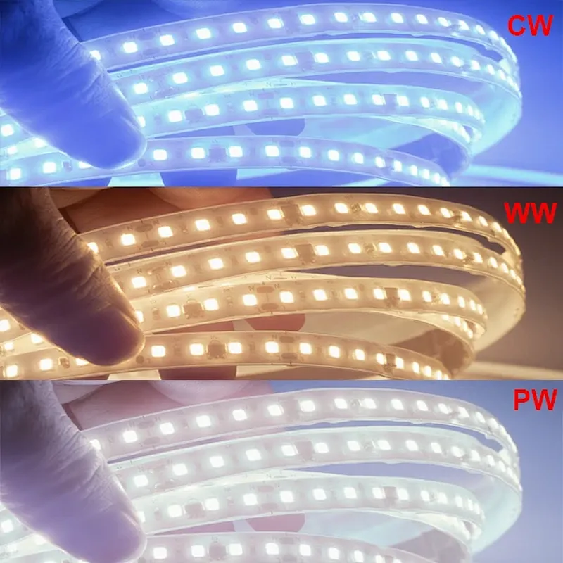 AC110V IP65 SMD2835 High-density High-brightness High-color-rendering LED Light Strips